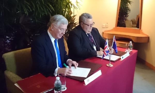 NZ - UK joint statement on defence cooperation